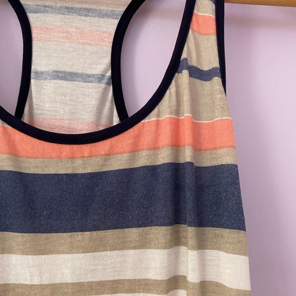 Blue and Pink Racerback Tank Top Size M - Picture 4 of 5